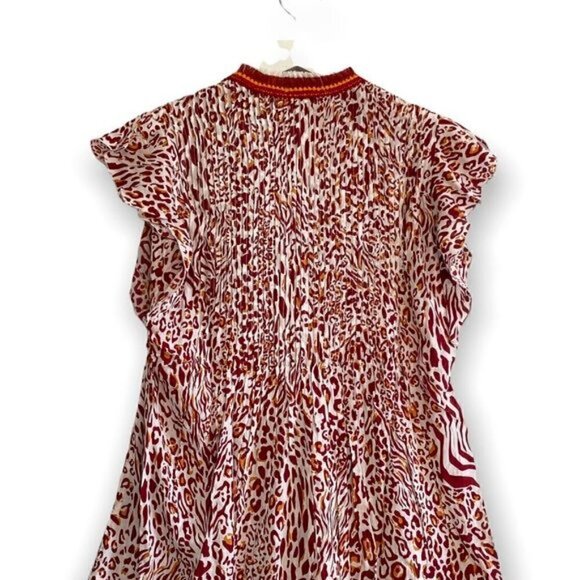 Poupette St Barth Sasha‎ Mini Dress in Leopard Print Size XS, New with Tags - Picture 9 of 15